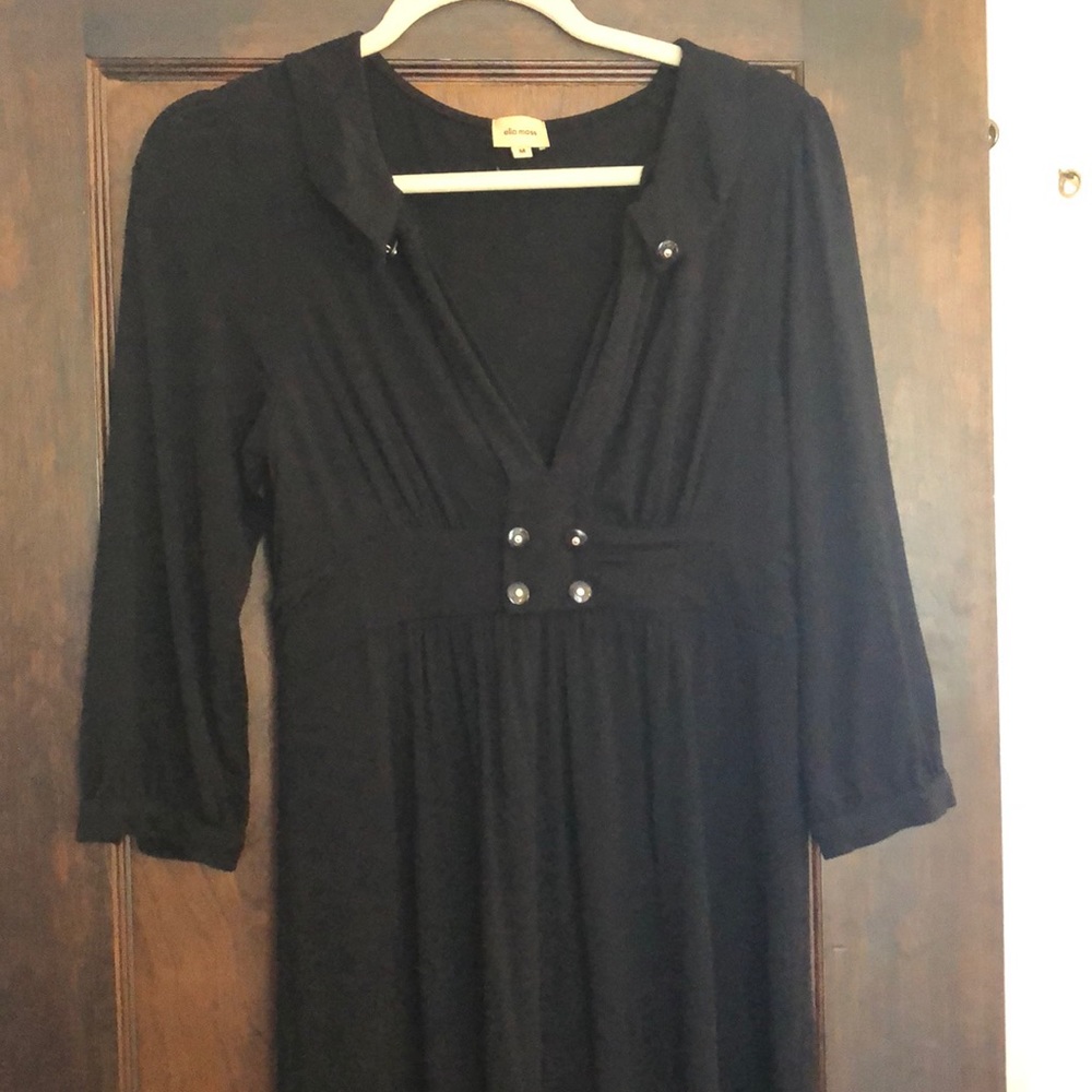 Black Ella Moss cotton dress
